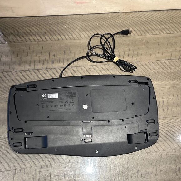 Logitech Wave Keys comfort 450 Ergonomic Keyboard With Cushioned Palm Rest WORKS - Picture 4 of 5